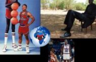 Devoir de mémoire : Manute Bol 2m30 était un basketteur activiste politique soudanais, né le 16 octobre 1962, de la tribu Dinka (actuel Soudan du Sud) et mort le 19 juin 2010 à Charlottesville aux États-Unis; « Bol est arrivé en NBA en 1985, devenant le premier Soudanais à y jouer; il y a joué pendant 10 ans, portant le maillot de quatre équipes différentes, dont les 76ers de Philadelphie et les Golden State Warriors, ils ont joué dans de grandes arènes en pierre du même nom (Ulama) »