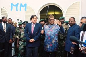 Bill Richardson et Mobutu