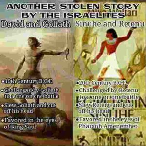 Le combat de David contre Goliath